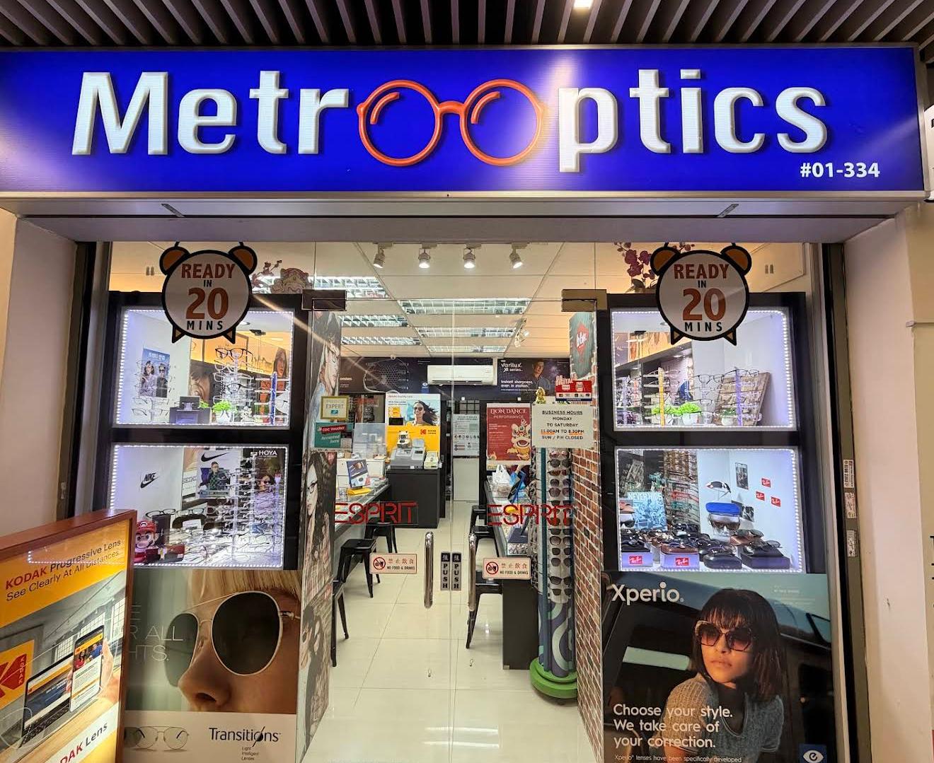 Metro Optics Storefront